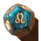 Le Dé astrologique des Couleurs et des signes du Zodiaque